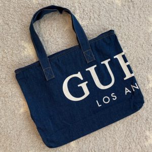 《滿額限量背包》美國🇺🇸直寄～Guess牛仔布托特包 側背包 購物袋 肩背包 代購 禮物