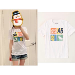 《特價短t》美國🇺🇸直寄～Abercrombie & Fitch短袖上衣 t恤 af 代購 麋鹿 禮物