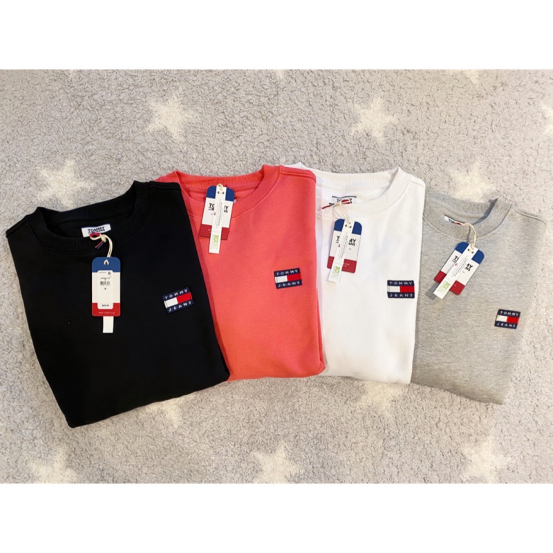 《刷毛大學t》Tommy Hilfiger oversize刷毛大學t 正櫃新品 代購 禮物