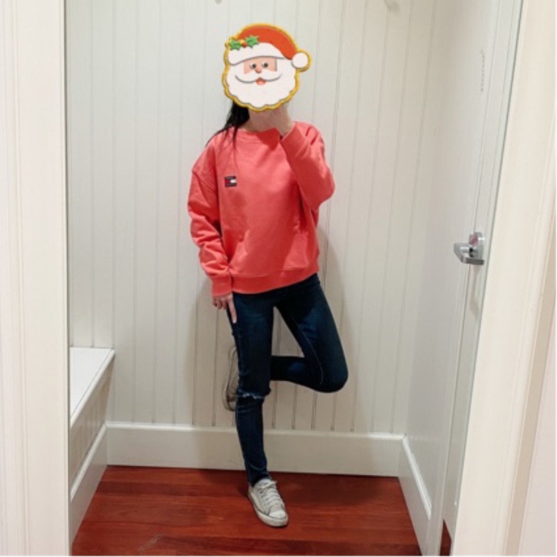 《刷毛大學t》Tommy Hilfiger oversize刷毛大學t 正櫃新品 代購 禮物:圖片 2