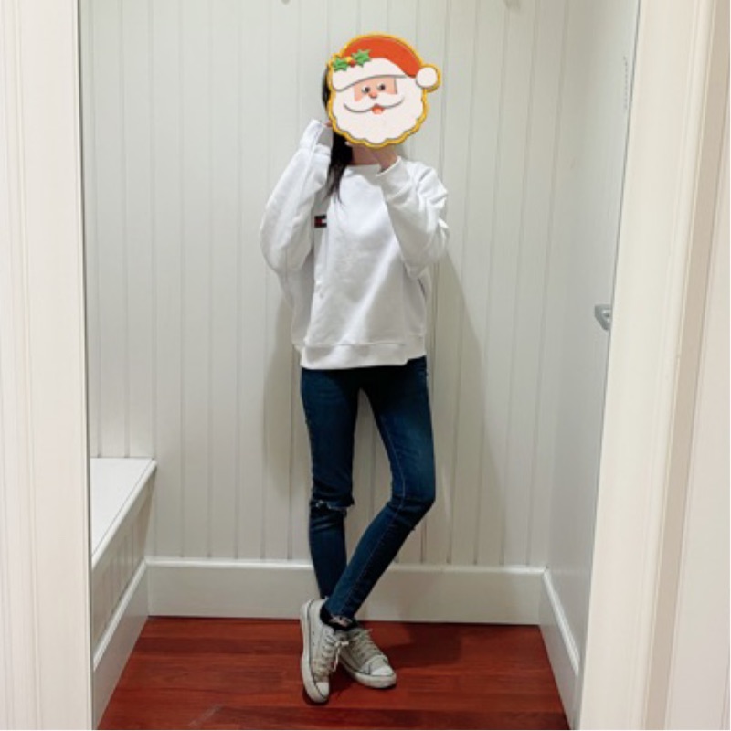 《刷毛大學t》Tommy Hilfiger oversize刷毛大學t 正櫃新品 代購 禮物:圖片 4