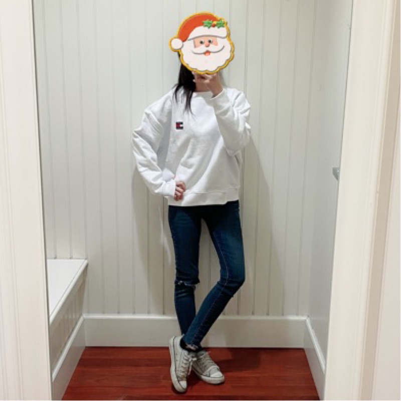 《刷毛大學t》Tommy Hilfiger oversize刷毛大學t 正櫃新品 代購 禮物:圖片 5